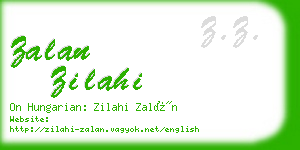 zalan zilahi business card